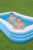 Bestway Dikdörtgen Şişme Aile Havuzu 305x183x56 cm - 6