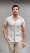 Fitilli Slim Gömlek - 1
