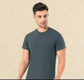 Omera Organik Kumaş Erkek Likralı Sıfır Yaka Kısa Kol Atlet 2005 thumbnail 2