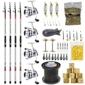 YekOutdoor Full Çeşit 4'lü Okuma Göl Seti Kendo Atlantic Surf 4.20m 100-250gr Olta Kamışı&Okuma ARIA-6000a 1BB Olta Makinesi - 1