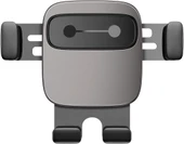 Baseus 2'si 1 Arada, Araç/Otomobil İçi Cep Telefonu Tutucu, Siyah - Mavi, Hem Araç Kalorifer Peteği/Havalandırma Mazgalları/Klima Boşluğuna Hem de Torpido Üstüne Uygun Teşhir - 1