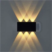 Elektrikle Çalışır, 12 Watt Amber Işık Ledli, İç ve Dış Mekan Aplik, Yüksek Işık Güçlü Led Aplik - 3