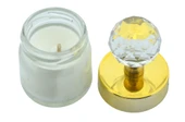 Dekoratif Cam Kavanoz Mum (4cmx9,5cm) - 2