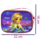 Gen-Of 2 Bölmeli Elsa Okul Sırt Çantası Ve Beslenme Çantası Gri KOD:1308 - 3
