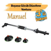Manuel Pompalı Boyasız Kaporta Göçük Düzeltme Vantuz 3 Çeşit Hava Çektirme Vakum 75-100-125 mm - 1