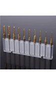 PCB Mini Karbür Freze Kesici 1.0-3.0mm 10 lu Set 3.175mm Shank - 4