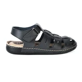 Apella 954-4 Baron Siyah Erkek Sandalet - 1