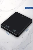 KUMTEL V60 Dijital Damlatıcı ve Zamanlayıcılı Kahve Demleme Tartısı HV60-02 - 2