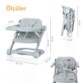 Huggy Cookie Portatif Katlanabilir Taşınabilir Mama Sandalyesi - 2