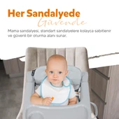 Huggy Cookie Portatif Katlanabilir Taşınabilir Mama Sandalyesi - 3