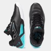 Joma Set Erkek Siyah Toprak Kort Tenis Ayakkabısı TSETS2501C - 4
