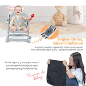 Huggy Cookie Portatif Katlanabilir Taşınabilir Mama Sandalyesi - 9