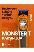 Hector Monster T Başlık Profesyonel Çizim Makinesi Turuncu - 3