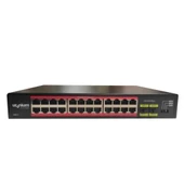 Uranium POE-G2402SFP-300W 24 Port Gigabit + 2xGB SFP Uplink POE Rackmount Switch - 1