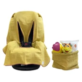 Ezh Collection Bebek Müslin Oto Koltuğu Kılıfı 4010 - 2