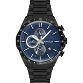 Quantum PWG936.690 Quartz Çelik Siyah Safir Cam 10 ATM Multifonksiyon 45 mm Erkek Kol Saati AYNI GÜN KARGO - 1