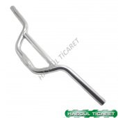 Hsgl Bisiklet Aluminyum Atkılı Krom Gidon 60 cm - 1