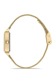 Romanson RM0B14LLGGMS1G Quartz Hasır Kordonlu Altın Rengi 28 mm Kadın Kol Saati - 3