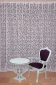 SULTAN 2 MODEL BEYAZ RENK TEK KANAT Hazır dikilmiş Pileli Fon Perde 300*260 cm - 4