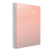 Gıpta Thebook Spirals A4 200 Yaprak Sert Kapak Spiralli Defter Kareli (6070) - 1