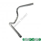 Hsgl Bisiklet Aluminyum Sehir Geniş Kromaj Gidon - 1