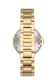 Hislon Ql120g-10sg Quartz Çelik Altın Rengi 34 mm Kadın Kol Saati - 3