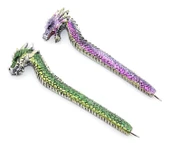 Dragonlu Polyester Tükenmez Kalem - 1