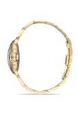 Hislon Ql120g-10sg Quartz Çelik Altın Rengi 34 mm Kadın Kol Saati - 2