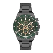Slazenger SL.09.2091.2.03 Quartz Çelik Siyah Yeşil Kadran 45 mm Erkek Kol Saati - 1