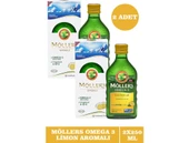 Möller's Omega 3 Limonlu Balık Yağı Şurubu 250 ml x 2 Adet - 1