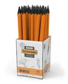 SILKA ILK KALEMIM JUMBO SIYAH 80 LI PAKET ART.75 - 1