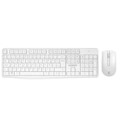 Everest KM-7500 Beyaz Kablosuz Q Multimedia Klavye + Mouse Set - 1