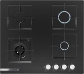 Bosch PNH6C6O12O Wok Gözlü Siyah Ankastre Cam Ocak - 1