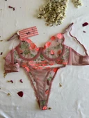 LOVE SECRET  Dantelli Sütyen Bralet Takım(Sütyen&Tanga) Kadın İç Giyim - 4