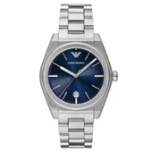 Emporio Armani AR11620 Quartz Çelik Gri Mavi Kadran 41 mm Erkek Kol Saati - 1