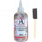 Puzzle Yapıştırıcı 250 ml 1 Adet ve Dağıtıcı Sünger Fırça 1 Adet Monalisa Pazıl Yapıştırıcısı - 1