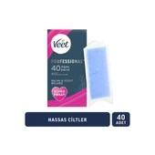 Veet Sir Ağda Bantları Professional Hasas Ciltler İçin Bacak ve Vücut Bölgesi 40 lı - 1