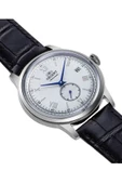 Orient Kurmalı Otomatik Deri Siyah Beyaz Kadran 38 mm Erkek Kol Saati - 2