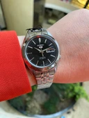 Seiko 5 SNKL23K Çelik Otomatik Siyah Kadran 39 mm Erkek Kol Saati thumbnail 5