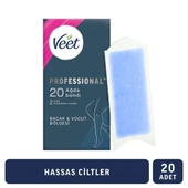 Veet Sir Ağda Bantları Professional Hasas Ciltler İçin Bacak ve Vücut Bölgesi 20 li - 1