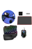 Serreha Pubg Mobil Oyun Kiti Klavye Mouse Dönüştürücü Seti Gamer Aksesuar 5 In1 Bt5.3 - 2