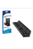 Ps4 FAT/Ps4 Slim/Ps4 PRO Uyumlu Soğutucu Fan Joystick Şarj Dikey Stand - 1