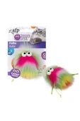 AFP Furry Ball-Fluffer Catnipli- Pembe 15x8x3,5 cm - 1