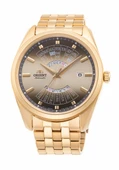 Orient RA-BA0001G10B Kurmalı Otomatik Çelik Altın Rengi Kahverengi Kadran 43 mm Erkek Kol Saati - 1