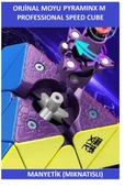 MOYU MANYETİK 3x3 PYRAMINX PROFESYONEL SPEED CUBE-3X3 ZEKA KÜPÜ-SABIR KÜPÜ-WCA KÜPÜ - 3