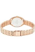 Obaku Denmark V286LXVISV Quartz Çelik Rose Kristal Mineral Beyaz Kadran 29 mm Kadın Kol Saati - 7
