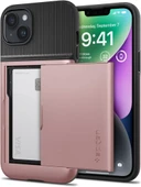 Spigen iPhone 14 Plus ile Uyumlu Kılıf Slim Armor CS Rose Gold - 1