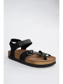 Fox Shoes Siyah Kadın Sandalet H777786009 thumbnail 1
