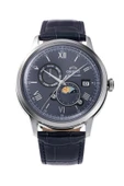 Orient RA-AK0806L30B Kurmalı Otomatik Sun&Moon Deri Lacivert 42 mm Erkek Kol Saati - 1