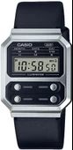 Casio A100WEL-1ADF Retro Quartz Dijital Deri Siyah 33 mm Erkek Kol Saati - 1